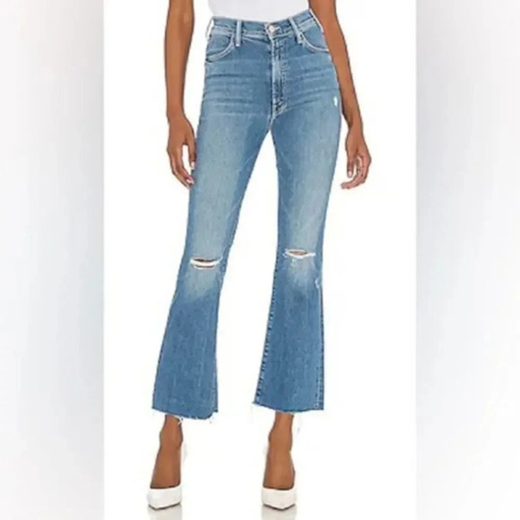 Mother The Hustler Ankle Fray in Understudy Jeans size 24 B1101 - Picture 1 of 6